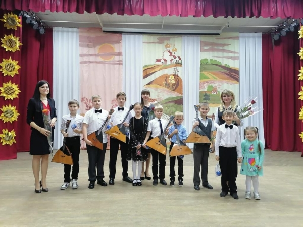 Концерты классов на отделе народных инструментов