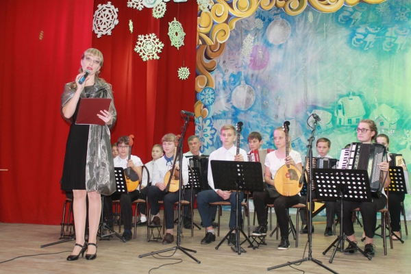 Отчетный концерт отдела народных инструментов